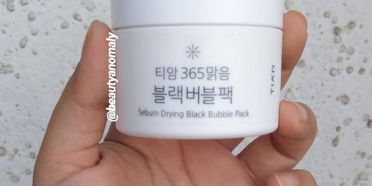 Tiam Sebum Drying Black Bubble Pack | Review