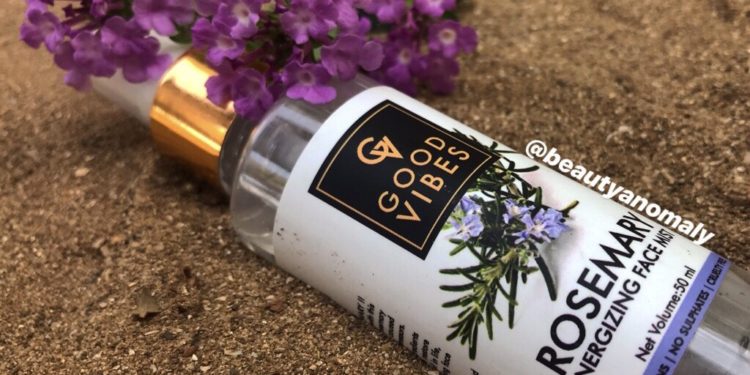 Good Vibes Rosemary Energizing Face Mist | Review