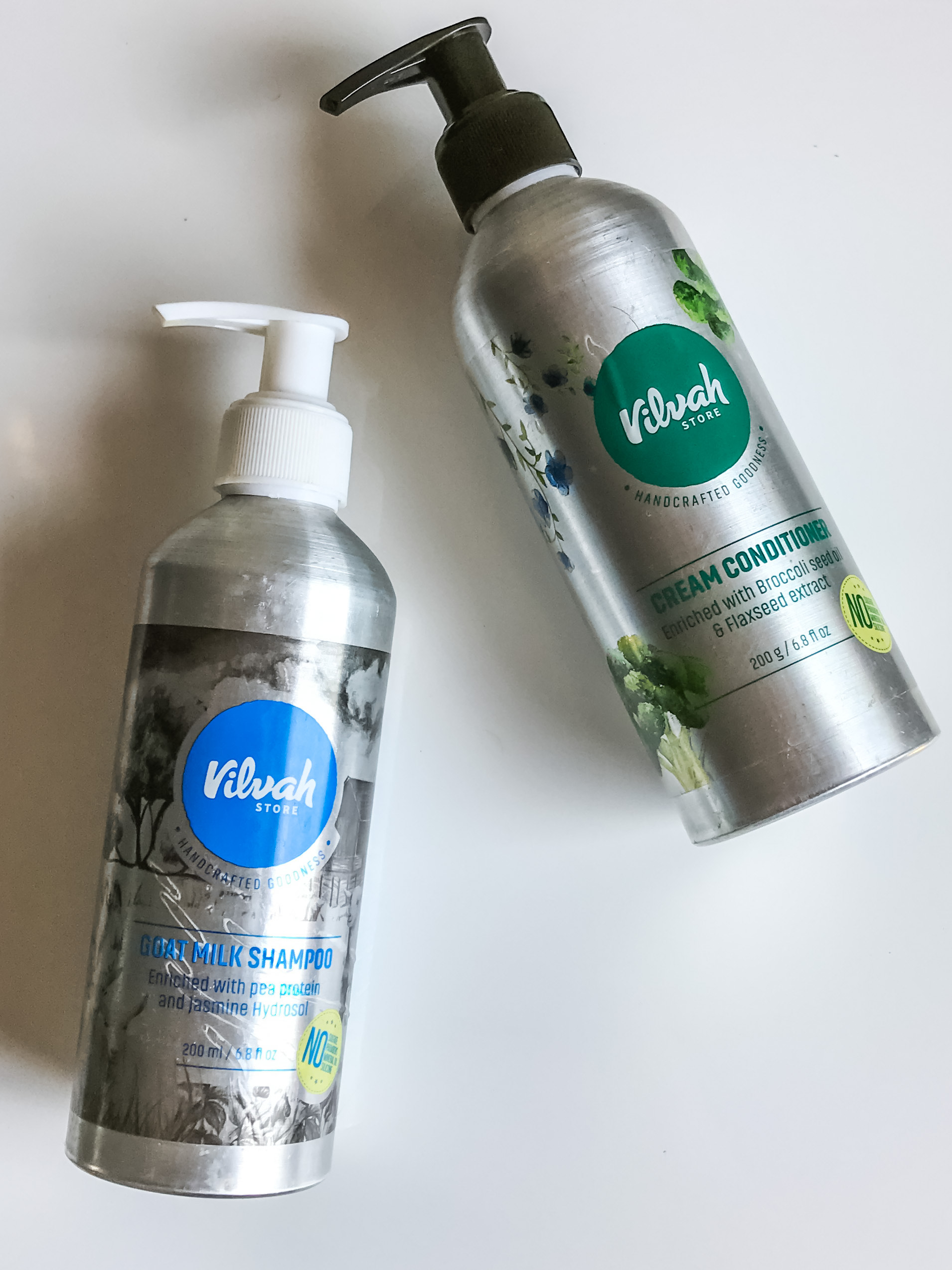 Vilvah Goatmilk Shampoo, Cream Conditioner Review BeautyAnomaly